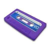 sandberg cover retro tape case purple for iphone 44s