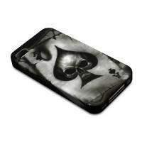 Sandberg Case Print Cover (skull Of Aces) For Iphone 4/4s