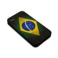 Sandberg Case Print Cover (brazil Flag) For Iphone 4/4s
