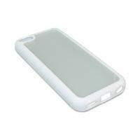 sandberg cover hard soft frame white for iphone 5c