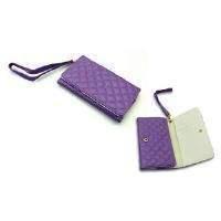 sandberg fashion wallet case purple for iphone 44s