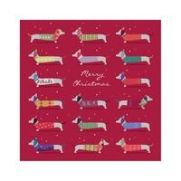 Sausage Dog Christmas Jumper Card Pack