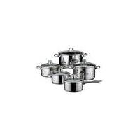 saucepan set skyline with lid 10 piece stainless steel elo