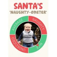 Santa\'s Naughty or Nice | Photo Christmas Card