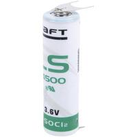 Saft LS145003PF AA Size 2600mAh Lithium Battery Cell 3.6V