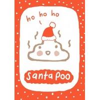 Santa Poo| Funny Christmas Card |DL1133