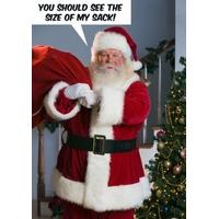Santa Sack| Funny Christmas Card |DM2131