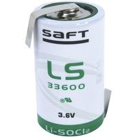 Saft LS33600HBG D Size 17000mAh Lithium Battery Cell 3.6V