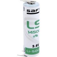 Saft LS145003PFRP AA Size 2600mAh Lithium Battery Cell 3.6V