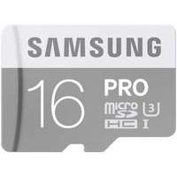 Samsung 16gb Pro Microsdhc With Sd Adaptor Retail Pack Class10 Uhs 1 Grade U3