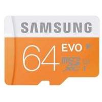 Samsung 64gb Micro-sd Sdxc Evo Flash Memory Card With Sd Adapter