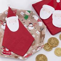Santa and Friends Napkins and Toppers