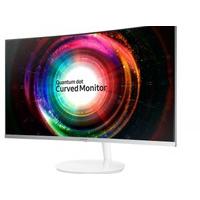 Samsung LC32H711QEUXEN 32-Inch WQHD 2560 x 1440 3 Side Bezel-Less Curved Monitor - Metallic Silver