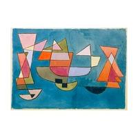 Sailing Boats By Paul Klee