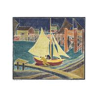 Sail Boat By Blanche Lazzell