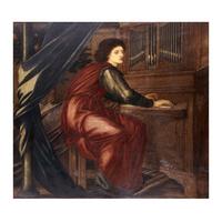 Saint Cecilia By Edward Burne-Jo...