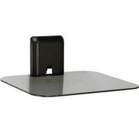 sanus vma401 single accessory glass shelf with cable management