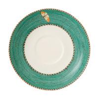 Sarah\'s Garden Breakfast Saucer Green