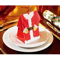 Santa Suit Napkins (24- SAVE £3), Paper