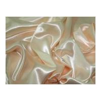 Satin Backed Crepe Bridal Fabric Champagne