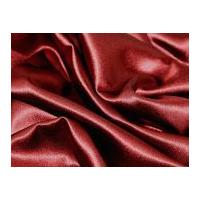 Satin Backed Crepe Bridal Fabric Wine