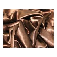 satin backed crepe bridal fabric chocolate brown