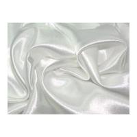 Satin Backed Crepe Bridal Fabric White