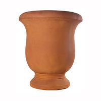 Satu Bumi French Goblet Pot Planter Large Rust Wet