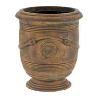 satu bumi anduze pot planter large rust wet