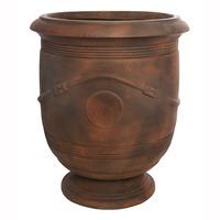 satu bumi anduze pot planter large iron ore