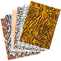Safari Print Felt Sheets (Pack of 12)