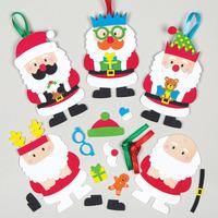Santa Mix & Match Decoration Kits (Pack of 30)