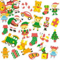 santas workshop stickers per 3 packs