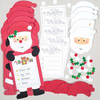 Santa Christmas Wish List Kits Bulk Pack (Pack of 30)