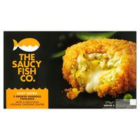 Saucy Fish Co. Fishcakes 2 Pack Haddock & Cheddar