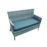 sandringham set of 2 benches in grey with plum