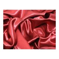 Satin Backed Crepe Bridal Fabric Cherry