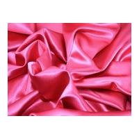 Satin Backed Crepe Bridal Fabric Cerise Pink