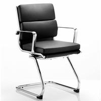 Savoy Cantilever Chair Black Standard Delivery