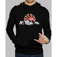 sakura hoodie / black sun
