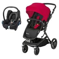 Safety 1st Kokoon 2in1 Travel System-Black & Red Clearance
