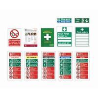 Safety Signs Starter Pack for Small Sized Businesses Pack of 10 Signs