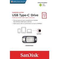 sandisk ultra 32gb usb 31 flash drive type c sdcz450 032g g46