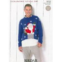 Santa Claus Sweater in Sirdar Country Style DK (9722)