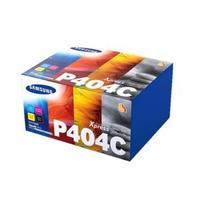 Samsung P404C 4 Colour Toner Value Pack Black, Cyan, Magenta, Yellow