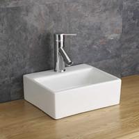 salerno rectangular 33cm x 28cm spacesaving counter basin