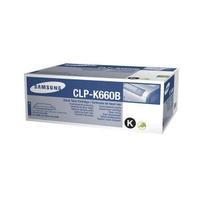 samsung clp k660b black toner cartridge high capacity yield 5500