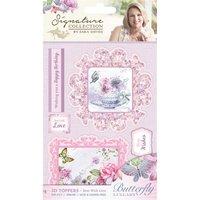 Sara Signature Butterfly Lullaby Collection - Sent With Love 3D Toppers