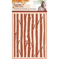 Sara Signature Autumn Morning 5x7 Embossing Folder - In the Forest