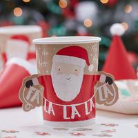 Santa and Friends Party Paper Cups